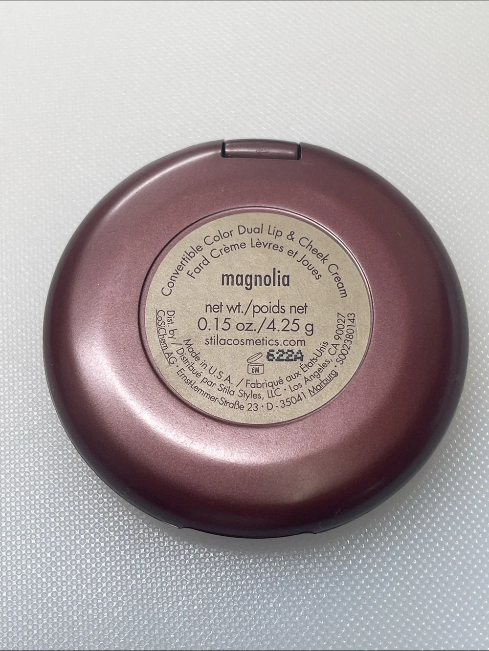 Stila Convertible Color Dual Lip & Cheek Cream Shade Magnolia